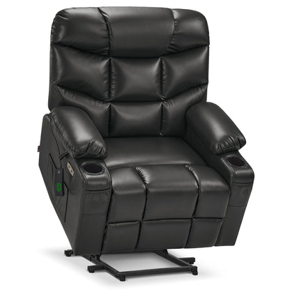Power Lift Recliner Chair for Elderly, Faux Leather 7287|R7289