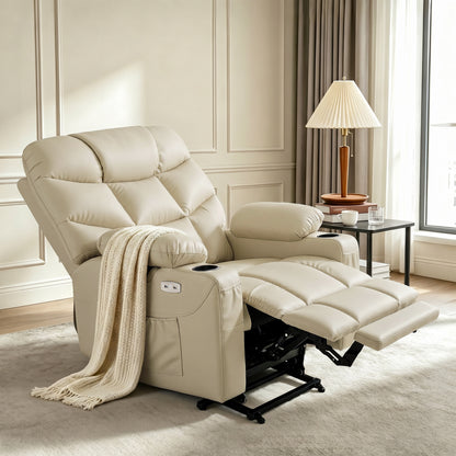 Power Lift Recliner Chair for Elderly, Faux Leather 7287|R7289