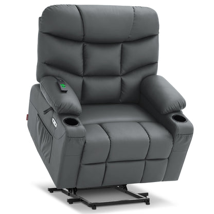 Power Lift Recliner Chair for Elderly, Faux Leather 7287|R7289
