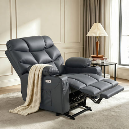 Power Lift Recliner Chair for Elderly, Faux Leather 7287|R7289