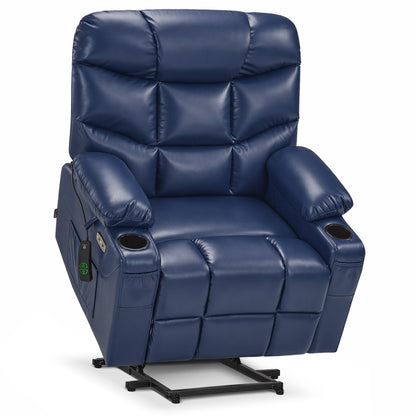 Power Lift Recliner Chair for Elderly, Faux Leather 7287|R7289