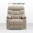 MCombo Wide Power Lift Recliner Chair with Extended Footrest for Big Elderly People, Fabric R7289