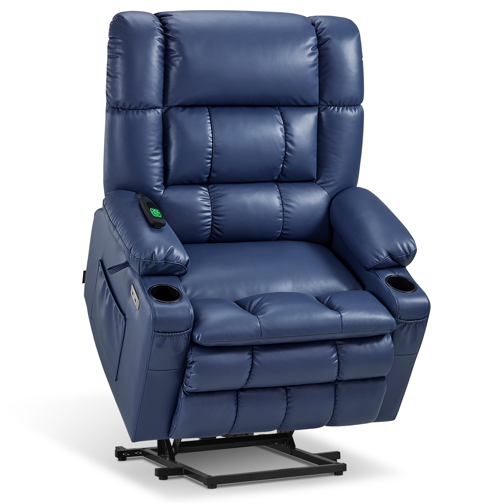 Dual Motor Power Lift Recliner Chair, Massage and Heat, Lay Flat for Sleeping, Faux Leather 7890|7893|7896|R7891|R7897|R7894