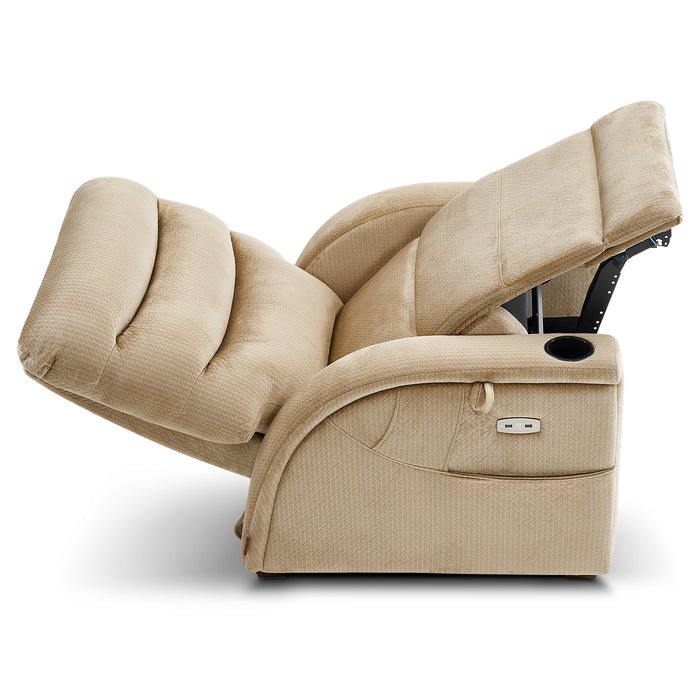 MCombo Power Zero Gravity Recliner Chair with Adjustable Headrest for Living Room, Fabric ZG334