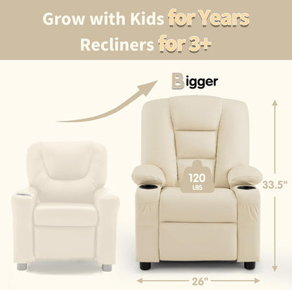 Big Kids Recliner for Ages 3+, Toddlers Recliner Sofa 7322