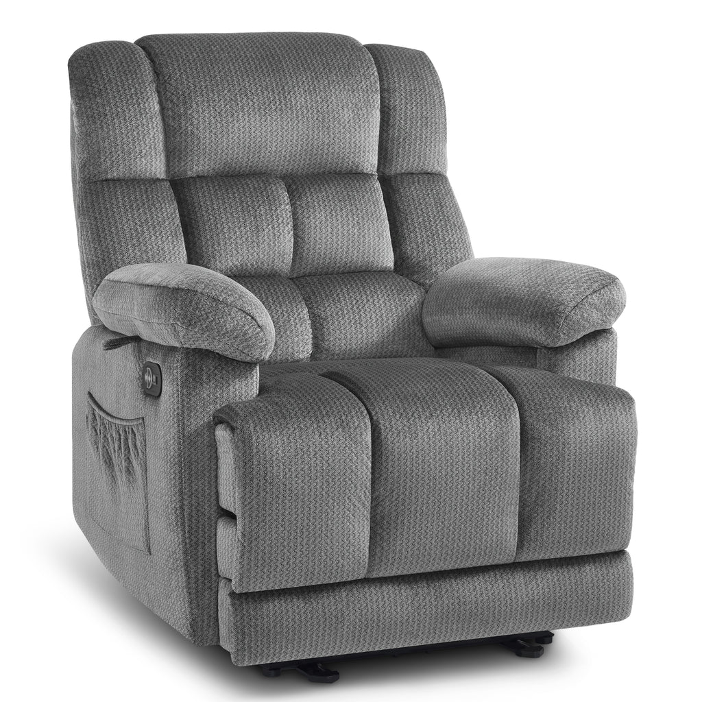 MCombo Power Recliner Chair with Heat and Massage, Electric Reclining