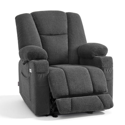Power Recliner Chair with Massage and Heat, Fabric 8015|8017