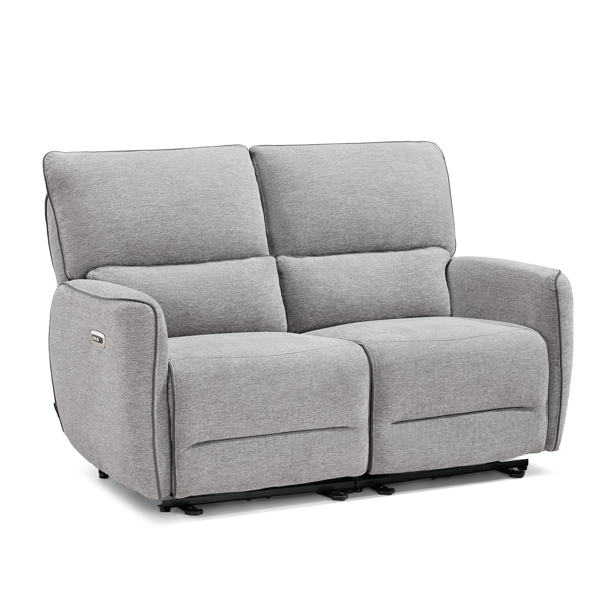 Power Reclining Loveseat with Adjustable Headrest, Wall Hugger, 6924