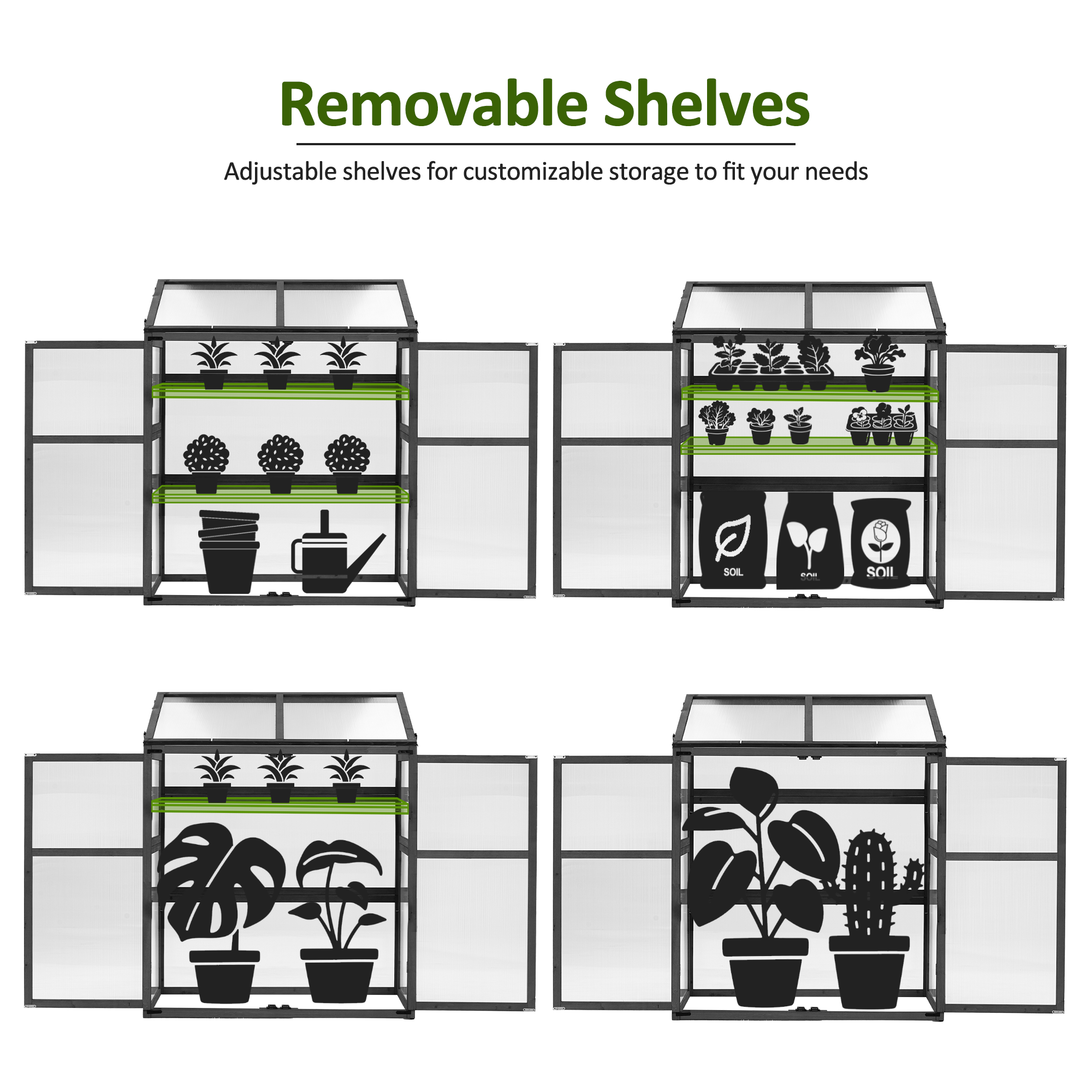 Large Cold Frame Greenhouse, 1344