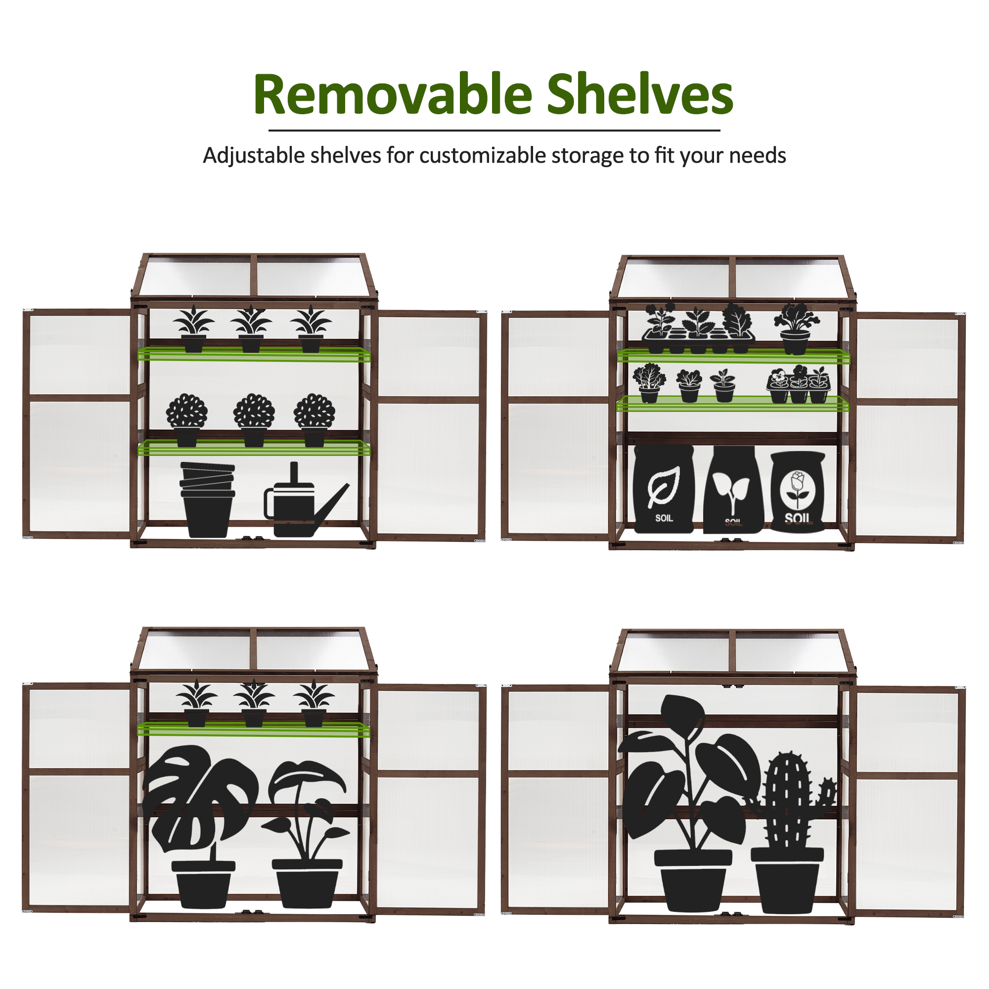 Large Cold Frame Greenhouse, 1344