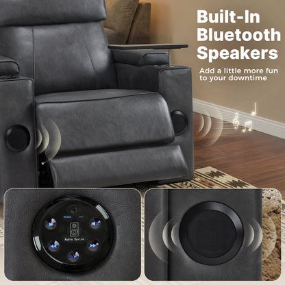 Wall Hugger Recliner Chair for RV, Theater Seating, HTS859