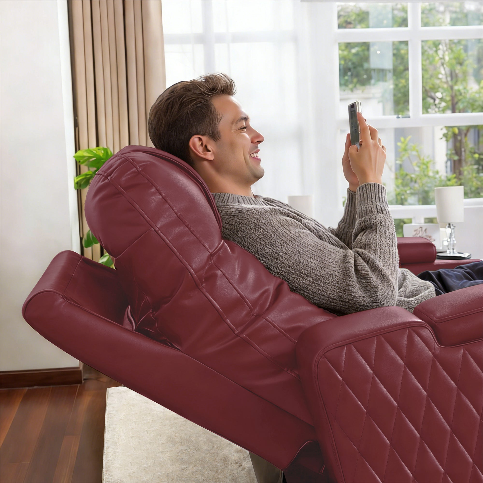 Power Reclining Loveseat,Home Theater Seating, HTS830