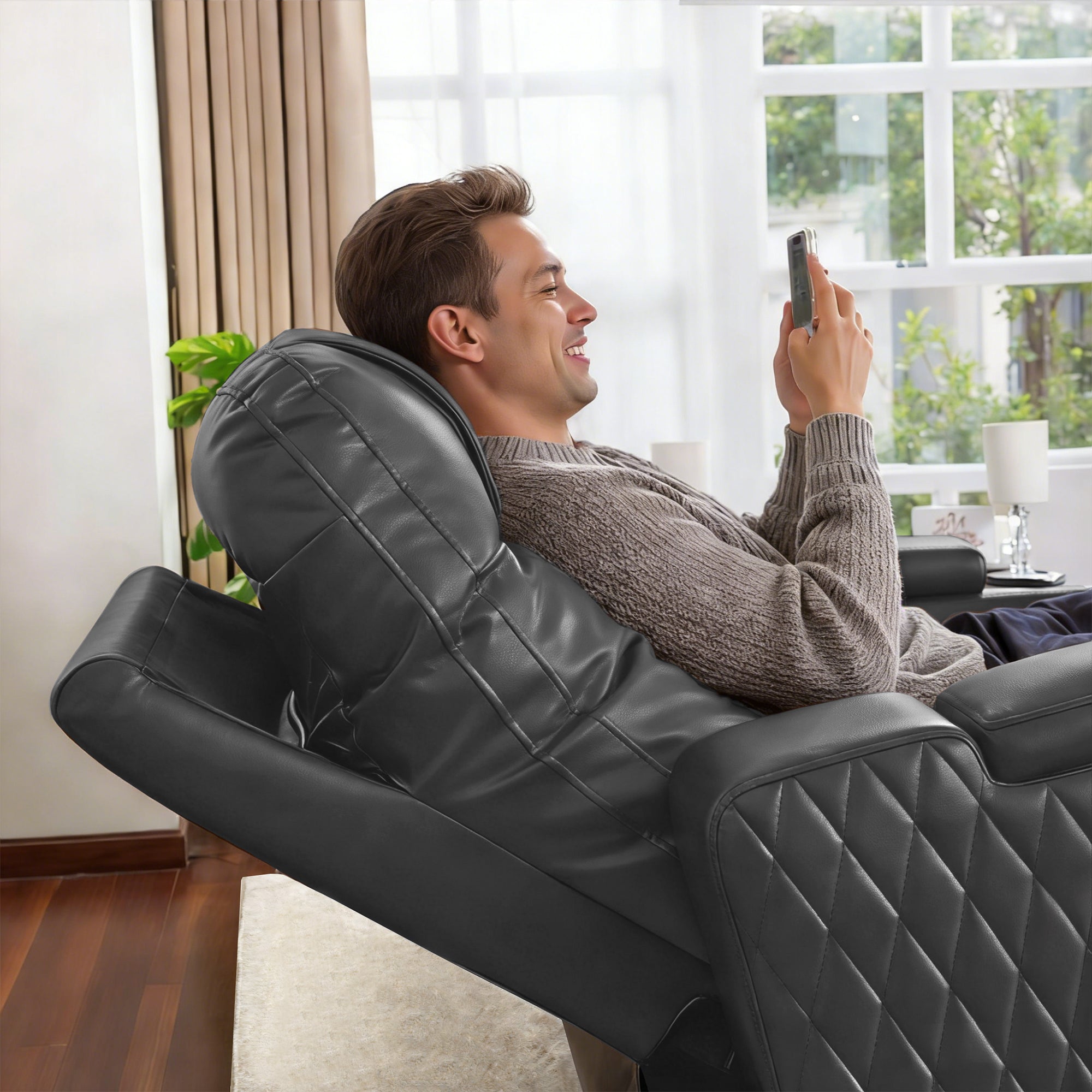 Power Reclining Loveseat,Home Theater Seating, HTS830