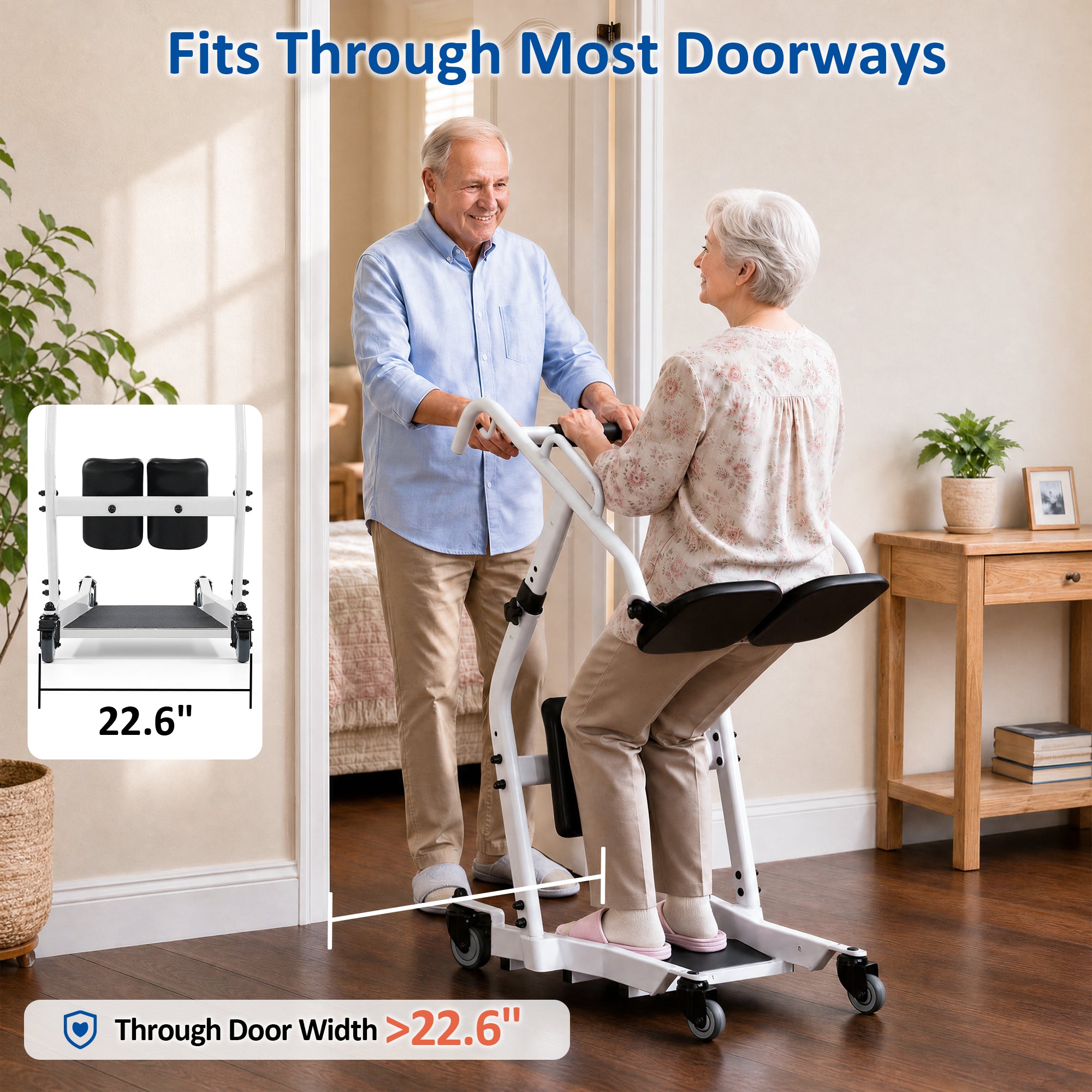 Sit to Stand Assist Lift for Elderly, 400lbs Capacity, STA477