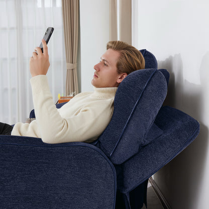 Power Reclining Loveseat with Console and Adjustable Headrest, Wall Hugger, 6926