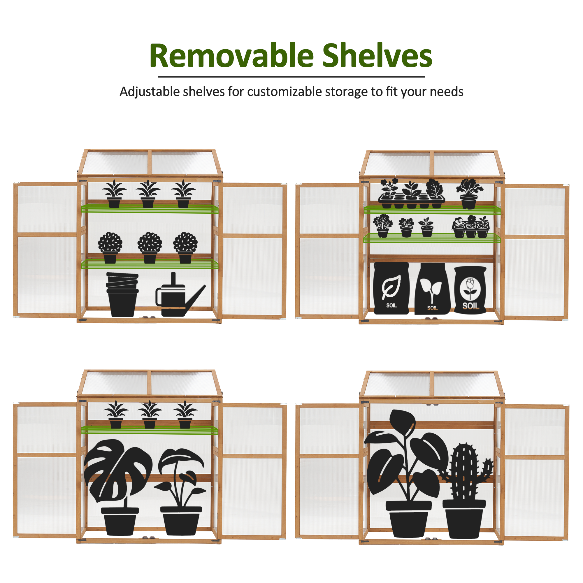 Large Cold Frame Greenhouse, 1344