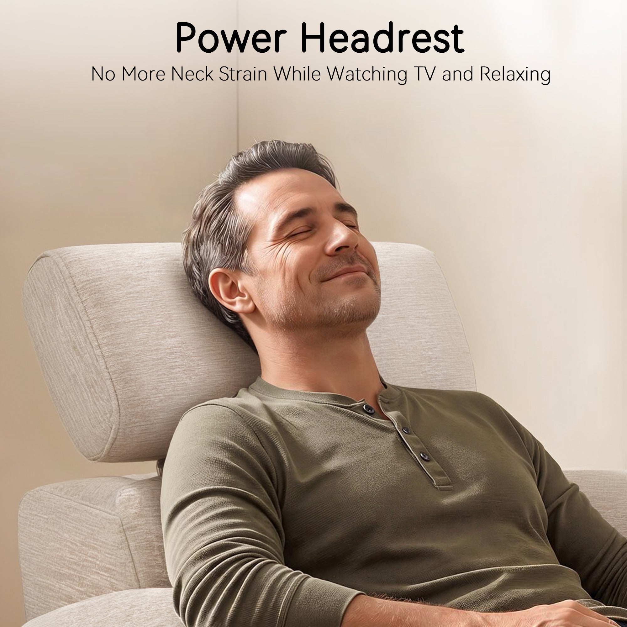 Wall Hugger Power Recliner Chair for Small Spaces, RV & Living Room HL164