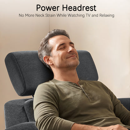 Wall Hugger Power Recliner Chair for Small Spaces, RV & Living Room HL164