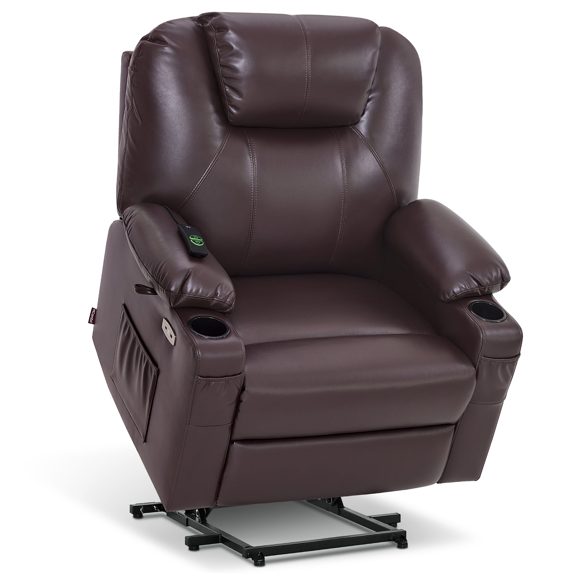 Power Lift Recliner Chair for Elderly, Massage and Heat, Faux Leather 7040|7516|7141|R7045|R7510|R7042