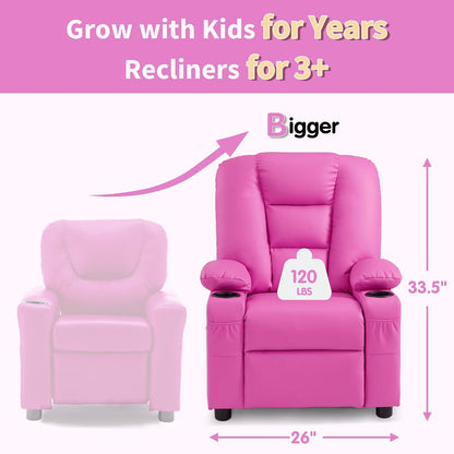 Big Kids Recliner for Ages 3+, Toddlers Recliner Sofa 7322