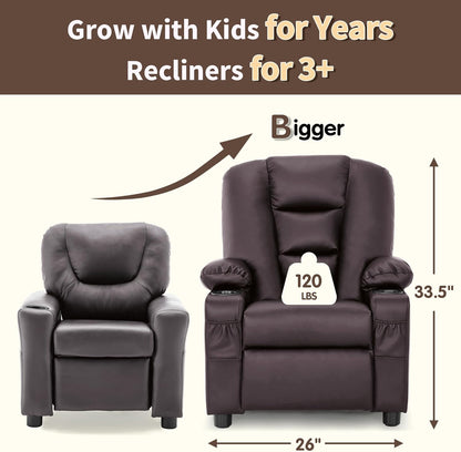 Big Kids Recliner for Ages 3+, Toddlers Recliner Sofa 7322