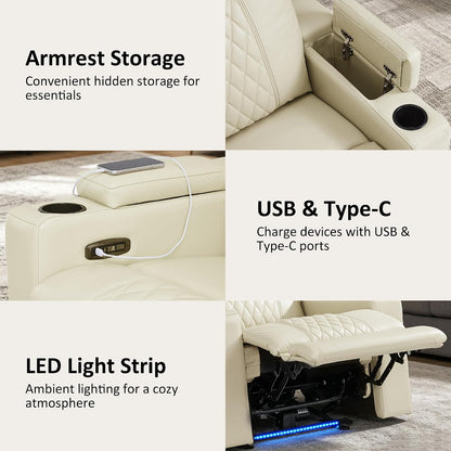Power Reclining Loveseat,Home Theater Seating, HTS830