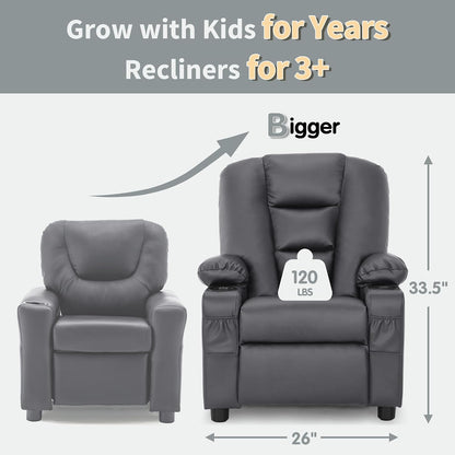 Big Kids Recliner for Ages 3+, Toddlers Recliner Sofa 7322