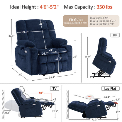 Dual Motor Fabric Power Lift Recliner, 7890|7893|7896|R7897|R7891|R7894