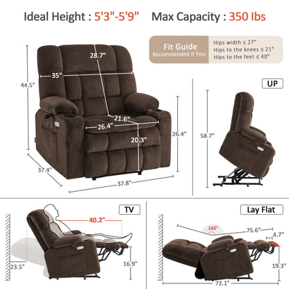 Dual Motor Fabric Power Lift Recliner, 7890|7893|7896|R7897|R7891|R7894