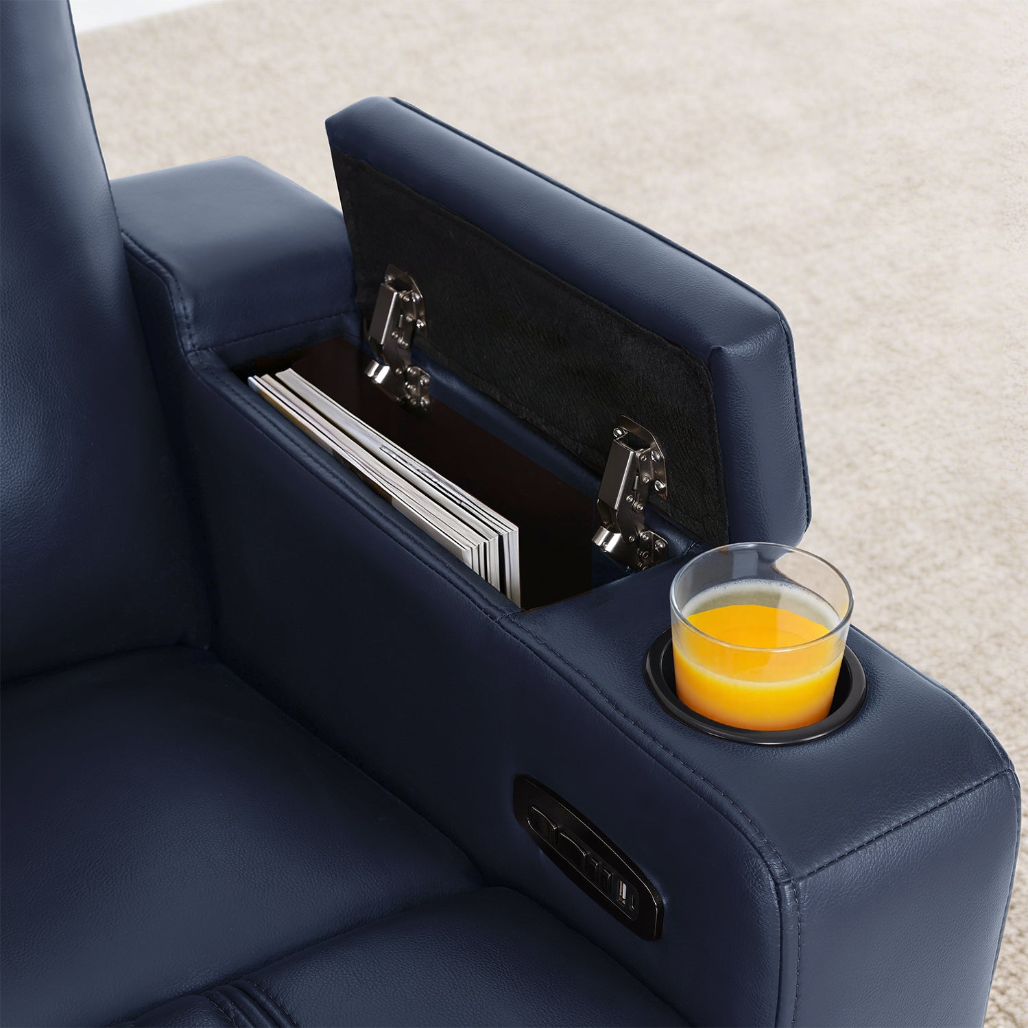 Power Reclining Loveseat,Home Theater Seating, HTS830