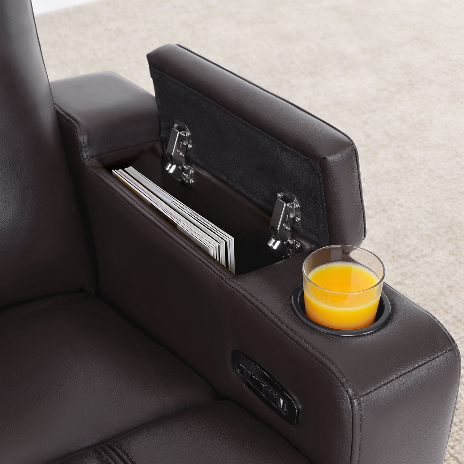 Power Reclining Loveseat,Home Theater Seating, HTS830