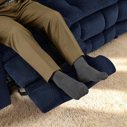 Power Reclining Loveseat with Heat and Massage, Fabric RS6314