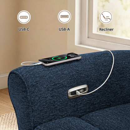 Power Wall Hugger Recliner Chair, Fabric/Faux Leather PR630 PR520