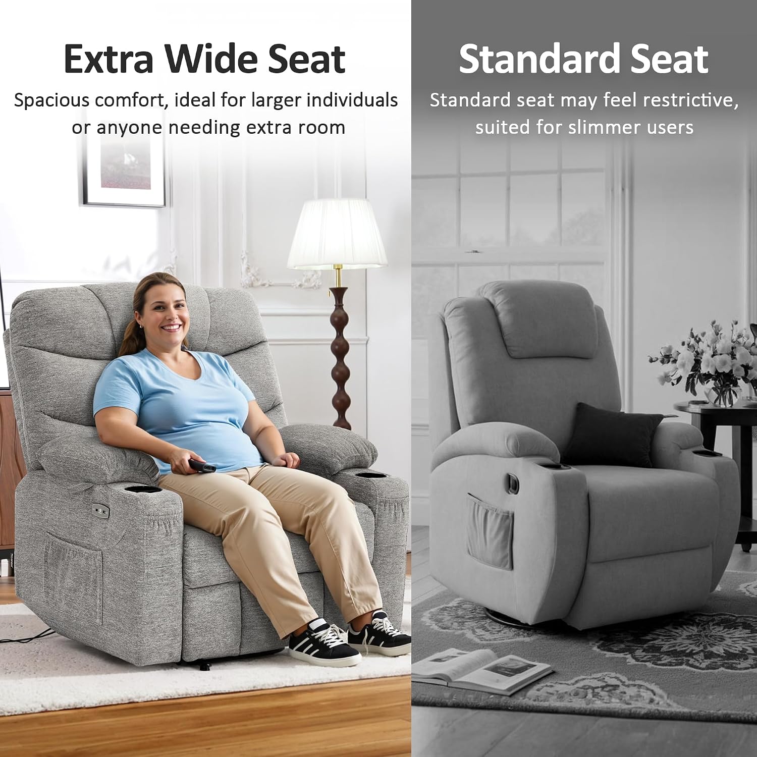 Power Lift Recliner Chair for Elderly, Fabric 7283|7281|7287|R7289|R7399