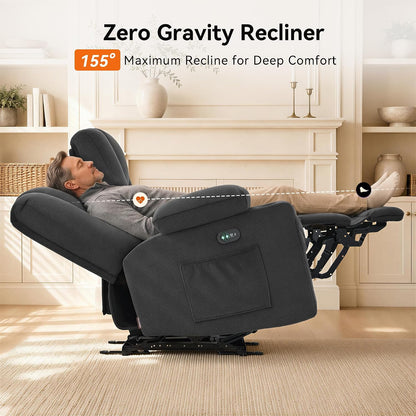 75 in Reclining Loveseat Recliner with Storage Console 6034M2