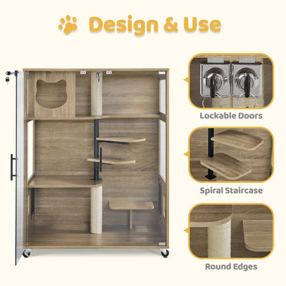 Cat House Villa for Cats/Kittens, GC11