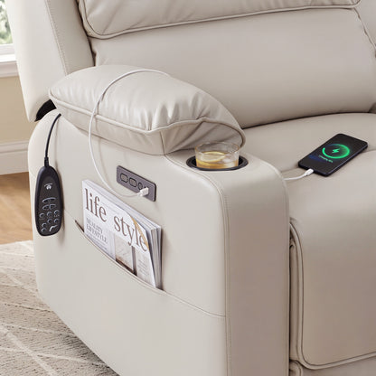 64 in Oversized Reclining Loveseat with Heat & Massage 6711