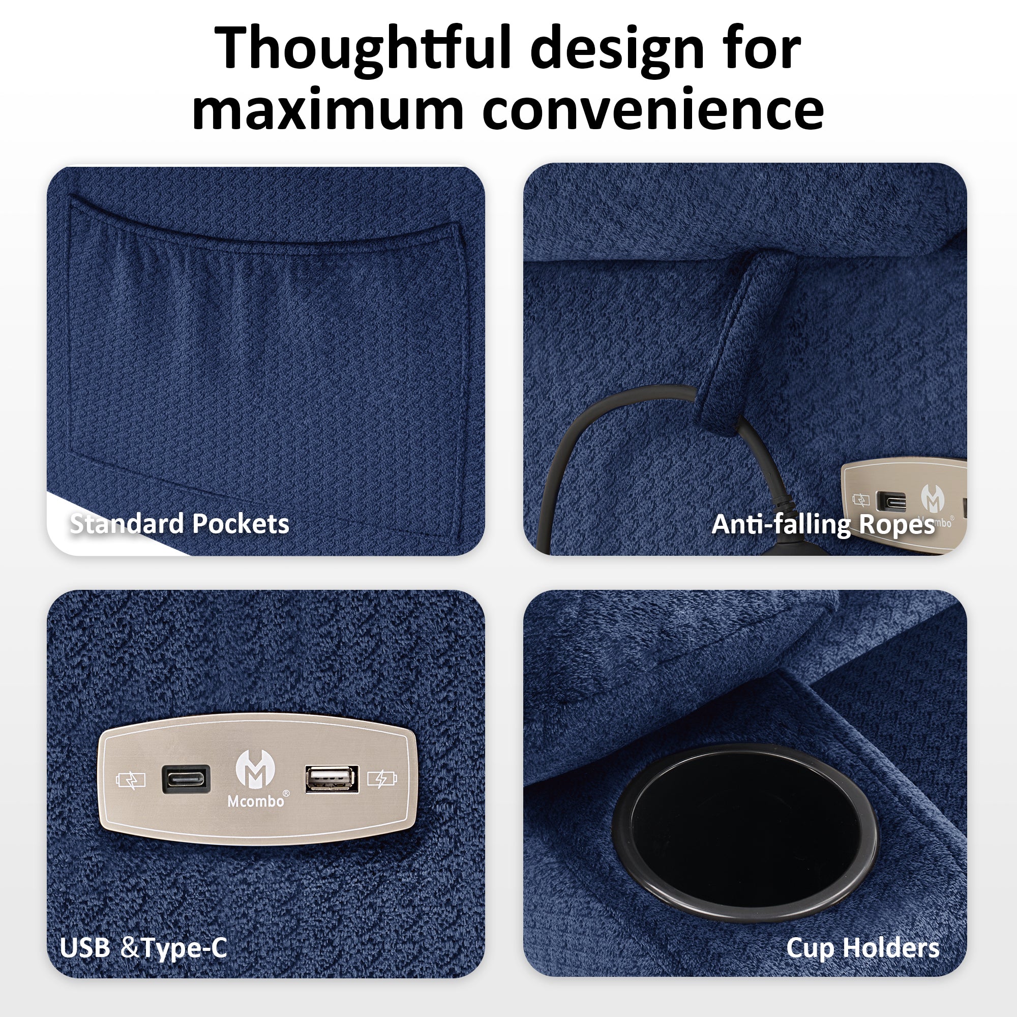 Power Lift Recliner Chair for Elderly, Dual Motor, Massage and Heat, Fabric 7680|7679|R7688|R7677