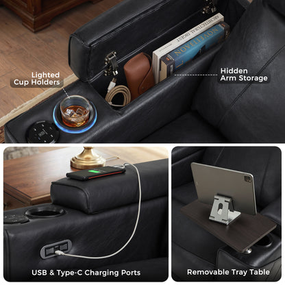 Wall Hugger Recliner Chair for RV, Theater Seating, HTS859
