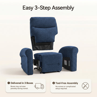 Power Wall Hugger Recliner Chair, Fabric/Faux Leather PR630 PR520
