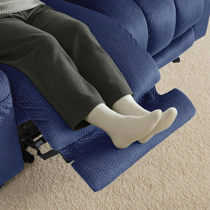 82 in 3 Seater Reclining Sofa with Heat and Massage PR648M3
