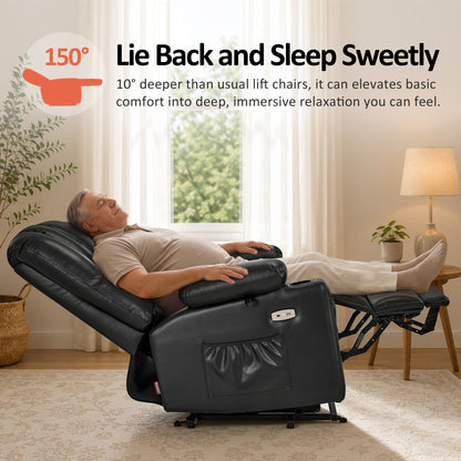 Power Lift Recliner Chair, Massage and Heat, Faux Leather 7095|7099|R7092|R7096