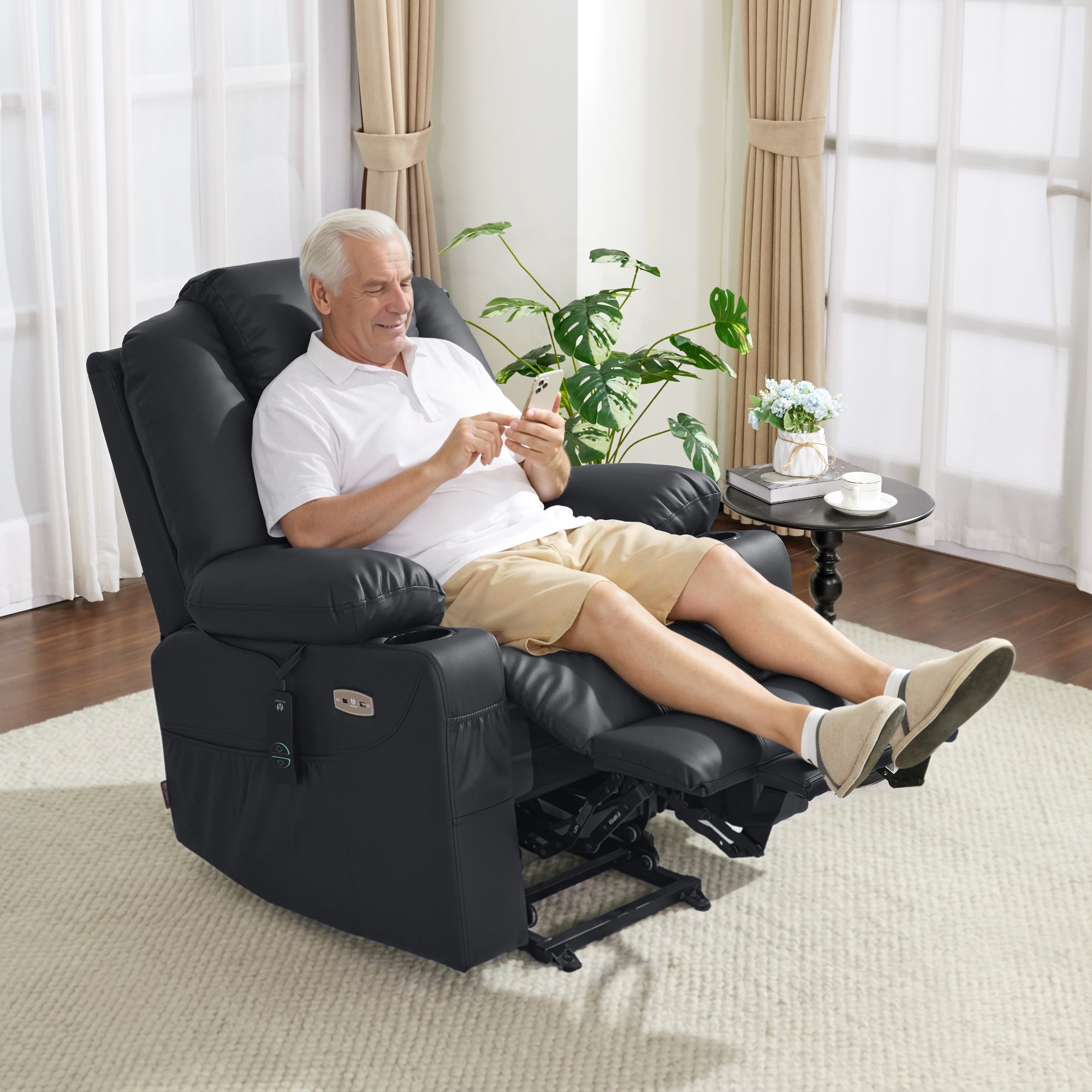 Massage and Heat, Lift Recliner Chair for Elderly