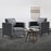 Mcombo Modern Accent Chair, Club Armchair with Metal Legs, Faux Leather Single Sofa Chairs for Living Room Bedroom Office LW654