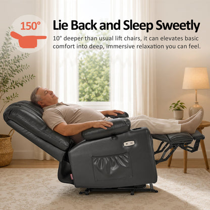 Power Lift Recliner Chair, Massage and Heat, Faux Leather 7095|7099|R7092|R7096