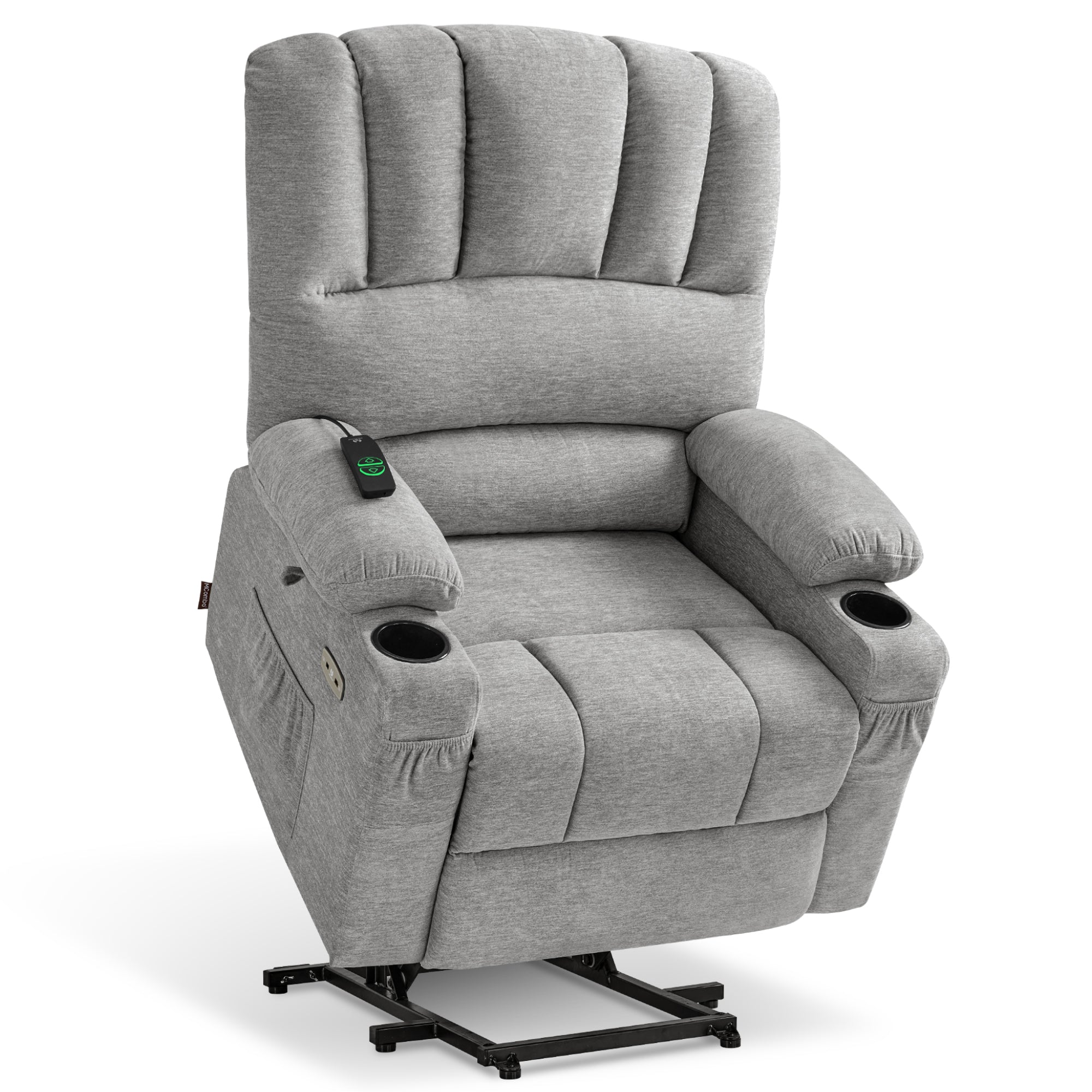 Power Lift Recliner Chair, Massage and Heat, Fabric 7095|7099|R7092|R7096