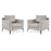 MCombo Modern Accent Chair, Faux Leather Upholstered Lounge Armchair, Single Sofa Chairs for Living Room Office 4629
