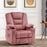 Mcombo Small Power Lift Recliner Chair with Massage and Heat for Short Elderly People, Fabric 7569