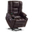 MCombo Large Dual Motor Power Lift Recliner Chair with Massage and Dual Heating, Adjustable Headrest for Big and Tall Elderly People, Faux Leather 7634