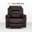 MCombo Small-Wide Power Lift Recliner Chair with Massage and Heat for Short People, Faux Leather R7410